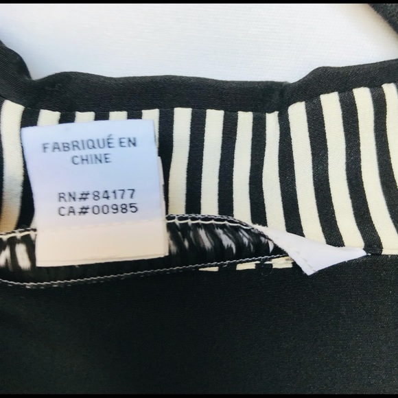 Diane Von Furstenberg DVF Black Collar Lorelei Long Sleeve Button Up Silk Blouse - Picture 8 of 15